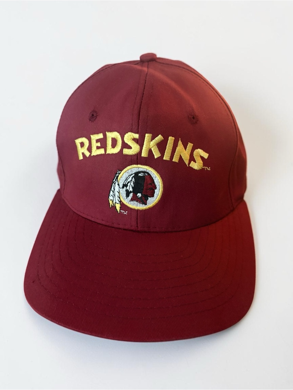Vintage Team NFL AJD Washington Redskins Snapback Hat Embroidered Adjustable Cap